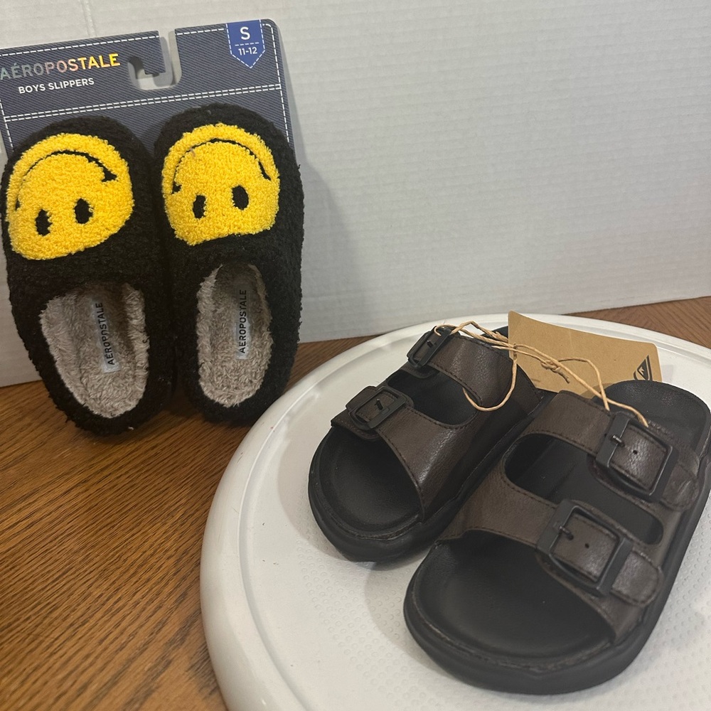 🆕Quicksilver Sandals & Aeropostale Slippers